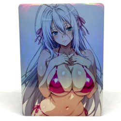 High School DxD Rossweisse Goddess Anime Waifu ACG Foil Card - Image 1