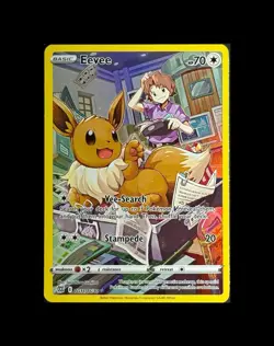 Pokemon TCG Eevee TG11/TG30 Trainer Gallery Full Art Holo Card Check Description - Image 1