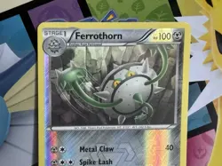 Pokemon TCG XY Breakpoint - Ferrothorn #80/122 - Rare Reverse Holo Card - Image 2