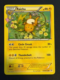POKEMON CARD Raichu Generations Radiant Collection RC9/RC32 Near Mint - Image 1