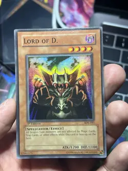 Lord Of D. 1st Edition SDK-041 Super Rare Yu-Gi-Oh Card Lightly Played LP - Image 1
