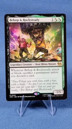 Bebop and Rocksteady - Teenage Mutant Ninja Turtles - MtG- NM 🔮 - Image 1