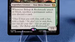 Bebop and Rocksteady - Teenage Mutant Ninja Turtles - MtG- NM 🔮 - Image 3