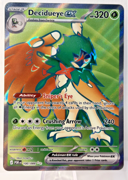 Decidueye ex - 100/088 - Ultra Rare - Perfect Order - NM/M - Pokemon Card - Image 1