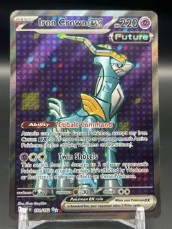 Pokemon Iron Crown ex 191/162 Ultra Rare Temporal Forces NM - Image 1