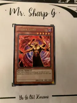 LESSER FIEND - 1st EDITION LCJW-EN238 ENGLISH Yu-Gi-OH! CARD RARE KONAMI 2013 - Image 2