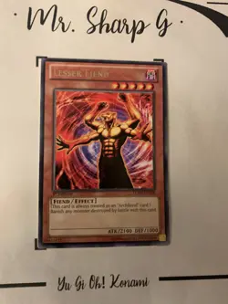 LESSER FIEND - 1st EDITION LCJW-EN238 ENGLISH Yu-Gi-OH! CARD RARE KONAMI 2013 - Image 3