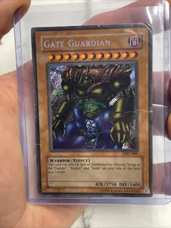 Yu-Gi-Oh! Gate Guardian MRD-000 Secret Rare OG Unlimited HP/MP Vintage Holo Card - Image 2