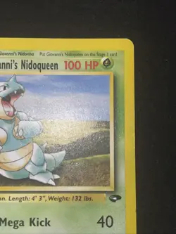 Pokemon TCG Giovanni's Nidoqueen Gym Challenge 23/132 Non-Holo Unlimited Rare NM - Image 4