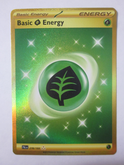 POKEMON BASIC ENERGY 278/193 GRASS LEAF 2023 SCARLET VIOLET PALDEA - Image 1