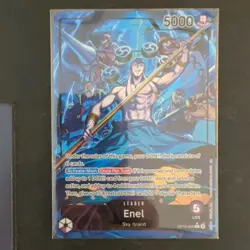 Enel OP15-058 Leader Alt Art AA (MINT) Pack Fresh ENGLISH One Piece CCG - Image 1