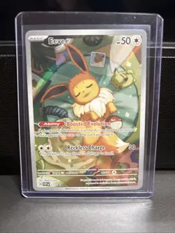 Pokemon TCG Eevee Prismatic Evolutions Black Star Promo Card ETB #173 - Image 1