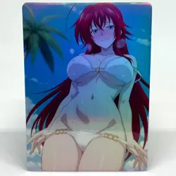 High School DxD Rias Gremory Goddess Anime Waifu ACG Foil Card - Image 1