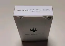 Doctor Who: Regeneration Traditional Foil Sealed Secret Lair MtG Magic Gathering - Image 1