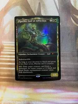 MTG - PHARIKA, GOD OF AFFLICTION [SLD] - FOIL -EX/NM [+ FREE FOIL BOOSTER!] - Image 1