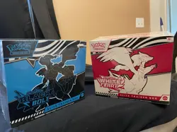 Pokemon Black Bolt and White Flare Elite Trainer Box ETB Set of 2 New - Image 1