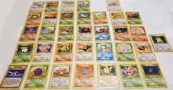 Pokemon COMPLETE Jungle Uncommon/Common Set + 2 RARES! 34 cards, LP - Light Play - Image 1