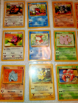 Pokemon COMPLETE Jungle Uncommon/Common Set + 2 RARES! 34 cards, LP - Light Play - Image 4