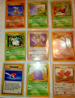 Pokemon COMPLETE Jungle Uncommon/Common Set + 2 RARES! 34 cards, LP - Light Play - Image 5