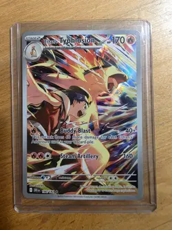 Ethan’s Typhlosion 190/182 IR Paradox Rift Pokemon NM Full Art - Image 1