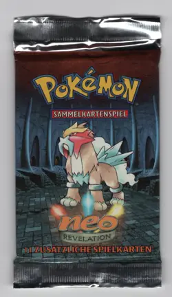 (303272) Pokemon GERMAN NEO REVELATION ARTWORK - 4 Booster Pack SET - UNLIMITED - Image 3