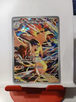 Pokemon Ethan's Typhlosion 190/182 Destined Rivals Illustration Rare Full Art - Image 1