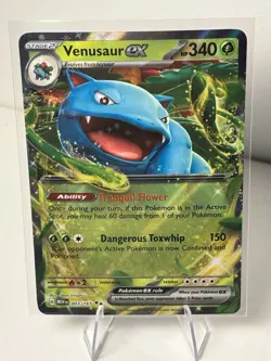 Venusaur ex 003/165 Scarlet & Violet 151 Pokemon TCG - Image 1