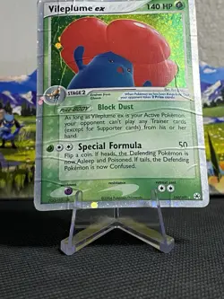 Pokemon 2004 Vileplume ex Holo 100/101 Hidden Legends Ultra Rare PSA 1 Candidate - Image 3