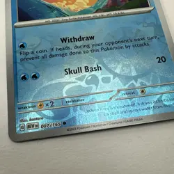 Pokemon TCG Squirtle #007/165 SV: Scarlet & Violet 151 Reverse Holo NM - Image 3