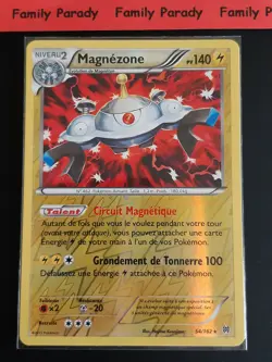 Magnezone REVERSE 140pv 54/162 XY Impulsion Turbo Carte Pokemon Rare neuve fr - Image 1