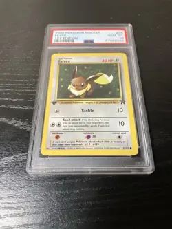 PSA 10 Eevee 1st Edition Team Rocket 55/82 Pokemon TCG - Image 3