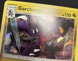 Garchomp Sun & Moon Base Set 99/156 Exclusive Cracked Ice Holo Pokemon TCG LP - Image 2