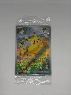 Pokemon TCG Pikachu SVP 088 + Pawmi Pawmo & Tandemaus Promo Cards SEALED PACK - Image 4