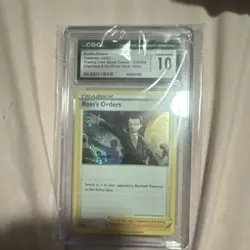 CGC 10 Pokemon Boss's Orders Holo Trainer Trading Card Game Classic 019/034 2023 - Image 1