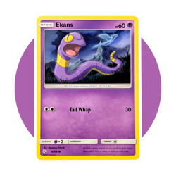 Hidden Fates Pokemon Card (M38): Ekans 26/68 - Image 2