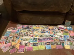Huge Mixed Pokemon Card Lot Of Over 130+ Cards - Image 1