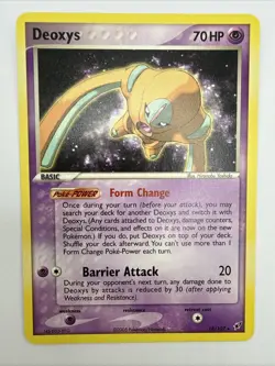 Deoxys 18/107 EX Deoxys Regular Rare Pokemon Card - Image 3