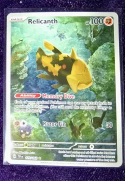Relicanth 173/162 Temporal Forces Illustration Rare IR Pokemon Card - Image 1