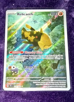 Relicanth 173/162 Temporal Forces Illustration Rare IR Pokemon Card - Image 3