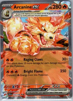 Arcanine ex - 032/198 SV01: Scarlet & Violet Base Set - Pokemon Card - NM - Image 1