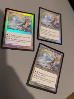 Sunscape Apprentice 3 Wizard MTG Card. Invasion. Foil. Old Vintage Border. - Image 1