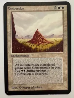 Conversion—ALPHA (1993) Magic The Gathering (ID PV44) - Image 1