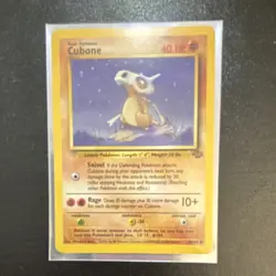 Pokemon TCG Cubone Jungle 50/64 Regular 1999 Wizards Common 40 HP - Image 1