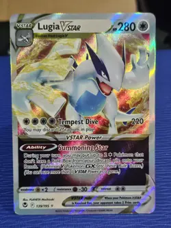 Pokemon Lugia VSTAR 139/195 Swsh12 Silver Tempest Ultra Rare Holo NM/M - Image 1