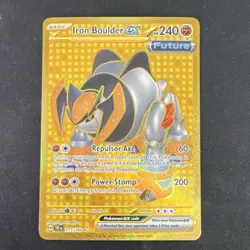Pokemon Iron Boulder ex 217/162 SV05: Temporal Forces Holo Hyper Rare EX - Image 1