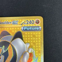 Pokemon Iron Boulder ex 217/162 SV05: Temporal Forces Holo Hyper Rare EX - Image 2