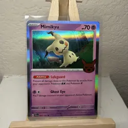 Mimikyu 97/193 Paldea Evolved Trick or Trade Holo Pokemon TCG - Image 1