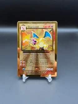 Pokemon Charizard 4/102 Celebrations Gold Metal UPC 2021 NM- - Image 1