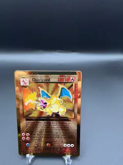 Pokemon Charizard 4/102 Celebrations Gold Metal UPC 2021 NM- - Image 2