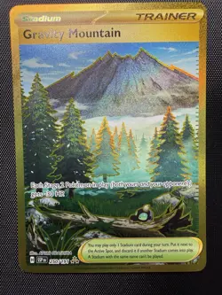 Pokemon Gravity Mountain 250/191 SV08 Surging Sparks Trainer Secret Rare Holo - Image 1